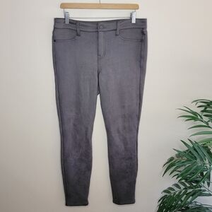Level 99 | Gray Soft Velour Feel Skinny Pants